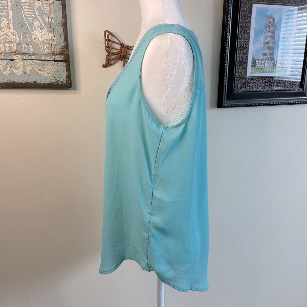 Lightweight blue tank size M from Maurices. - Picture 2 of 3